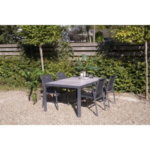 Zahradní jídelní souprava Hartman CANTERBURY, xerix, stůl + 4 židle