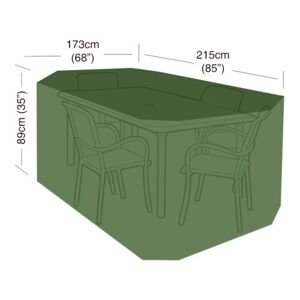 Krycí plachta na set 4 židlí+obdél.stůl 215 x 173 x 89 cm, PE 90g/m2 MA791839
