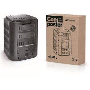 Kompostér COMPOGREEN 320 l černý PRIKST320C-S411