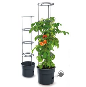 Květináč pro pěstování rajčat a jiných pnoucích rostlin, Grower antracit 29,5 cm PRIPOM300-S433