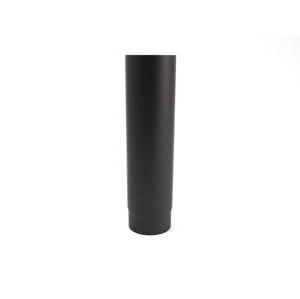 Roura kouřová 130 mm/50 cm, silnostěnná 2 mm, černá PX5901592603776