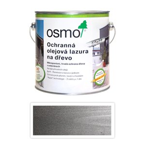 Osmo Ochranná olejová lazura na dřevo Efekt 1143 stříbrný onyx 2,5l