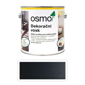 OSMO Dekorační vosk intenzivní odstíny 2.5 l Černý 3169