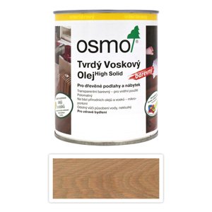 Tvrdý voskový olej OSMO barevný 0,75l světle šedý 3067