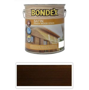 BONDEX Satin - silnovrstvá lazura pro ošetření dřeva v exteriéru 5 l Ořech 931