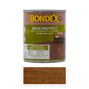 BONDEX Deck Protect - ochranný syntetický olej na dřevo v exteriéru 0.75 l Dub