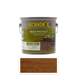 BONDEX Deck Protect - ochranný syntetický olej na dřevo v exteriéru 2.5 l Dub