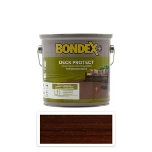 BONDEX Deck Protect - ochranný syntetický olej na dřevo v exteriéru 2.5 l Palisandr