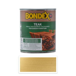 BONDEX Teak - syntetický teakový olej na dřevo v interiéru a exteriéru 0.75 l Bezbarvý