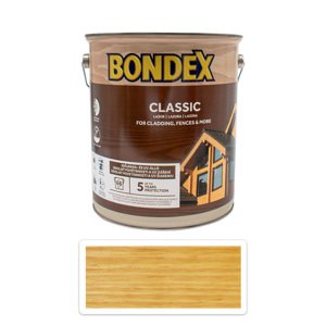 BONDEX Classic - matná tenkovrstvá syntetická lazura 5 l Dub