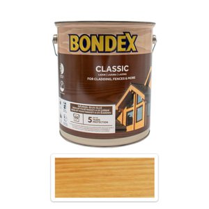 BONDEX Classic - matná tenkovrstvá syntetická lazura 5 l Oregonská Pinie