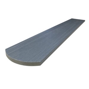 WPC dřevoplastové plotovky Dřevoplus Profi půlkulaté 15x138x1500 - Grey (šedá)
