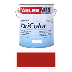 ADLER Varicolor - vodou ředitelná krycí barva univerzál 2.5 l Feuerrot / Ohnivě červená  RAL 3000