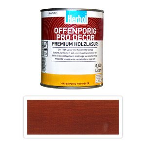 HERBOL Offenporig Pro Decor - univerzální lazura na dřevo 0.75 l Švédská červená