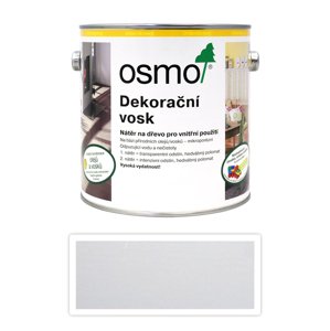OSMO Dekorační vosk intenzivní odstíny 2.5 l Bílý mat 3186