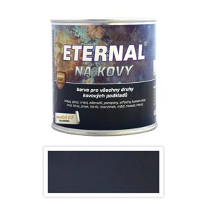 ETERNAL Na kovy - antikorozní barva na kov 0.7 l Černá 413