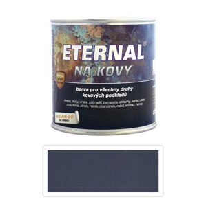 ETERNAL Na kovy - antikorozní barva na kov 0.7 l Kovářská tmavě šedá 454