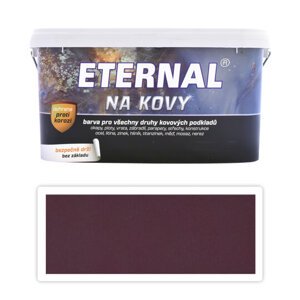 ETERNAL Na kovy - antikorozní barva na kov 5 l Višňová 423