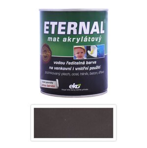 ETERNAL Mat akrylátový - vodou ředitelná barva 0.7 l Tmavě hnědá 09