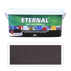 ETERNAL Mat akrylátový - vodou ředitelná barva 2.8 l Tmavě hnědá 09