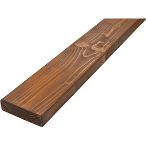 Latě na lavičku dřevěné, smrk, barvené - odstín ořech 35x120x1500, kvalita AB