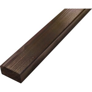 Latě na lavičku dřevěné, smrk, barvené - odstín palisandr 35x70x1500, kvalita AB