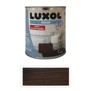 LUXOL Dekor - krycí olejová lazura na dřevo 0.75 l Palisandr