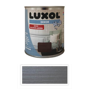 LUXOL Dekor - krycí olejová lazura na dřevo 0.75 l Tmavě šedá