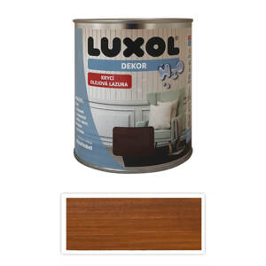 LUXOL Dekor - krycí olejová lazura na dřevo 0.75 l Týk