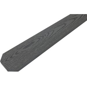 WPC dřevoplastové plotovky tříhranné LamboDeck 13x90x1800 - Stone Grey