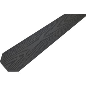 WPC dřevoplastové plotovky tříhranné LamboDeck 13x90x900 - Dark Grey