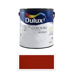 DULUX Colours of the World - matná krycí malířská barva do interiéru 2.5 l Ohnivé flamenco