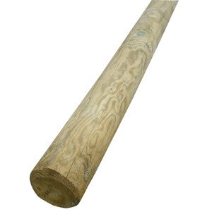 Kulatina frézovaná borovice, průměr 120, délka 2500mm, tlakově impregnovaná zeleně