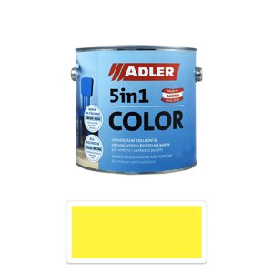 ADLER 5in1 Color - univerzální vodou ředitelná barva 2.5 l Schwefelgelb / Sírově žlutá RAL 1016