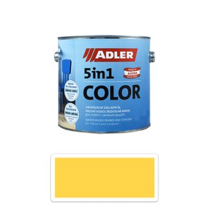 ADLER 5in1 Color - univerzální vodou ředitelná barva 2.5 l Zinkgelb / Zinkově žlutá RAL 1018