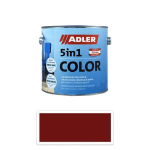 ADLER 5in1 Color - univerzální vodou ředitelná barva 2.5 l Purpurrot / Purpurově červená RAL 3004