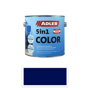 ADLER 5in1 Color - univerzální vodou ředitelná barva 2.5 l Nachtblau / Noční modrá RAL 5022