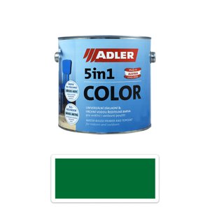 ADLER 5in1 Color - univerzální vodou ředitelná barva 2.5 l Türkisgrün / Tyrkysová zelená RAL 6016