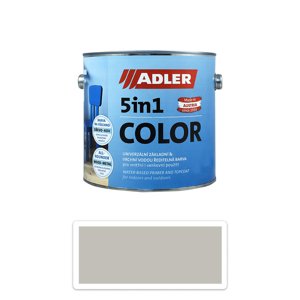 ADLER 5in1 Color - univerzální vodou ředitelná barva 2.5 l Seidengrau / Hedvábná šedá RAL 7044