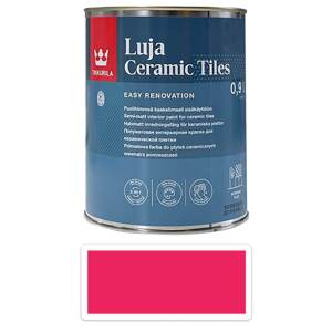 TIKKURILA Luja Ceramic Tiles - barva na keramické obklady 0.9 l Rosé / Růžová RAL 3017