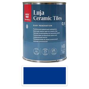 TIKKURILA Luja Ceramic Tiles - barva na keramické obklady 0.9 l Signalblau / Signální modrá RAL 5005