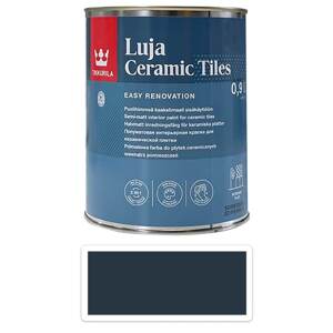 TIKKURILA Luja Ceramic Tiles - barva na keramické obklady 0.9 l Antracitově šedá RAL 7016