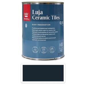 TIKKURILA Luja Ceramic Tiles - barva na keramické obklady 0.9 l Schwarzgrau / Černošedá RAL 7021