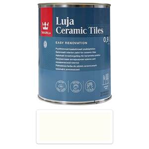 TIKKURILA Luja Ceramic Tiles - barva na keramické obklady 0.9 l Cremeweiss / Krémová RAL 9001