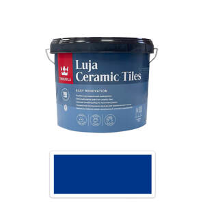 TIKKURILA Luja Ceramic Tiles - barva na keramické obklady 2.7 l Signalblau / Signální modrá RAL 5005
