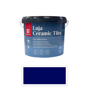 TIKKURILA Luja Ceramic Tiles - barva na keramické obklady 2.7 l Nachtblau / Noční modrá RAL 5022