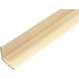 Dřevěné lišty rohové vnější 60x60x2500 - smrk L6060