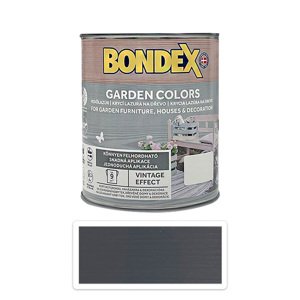 BONDEX Garden Colors - dekorativní silnovrstvá lazura na dřevo, beton a kov 0.75 l Anthracite