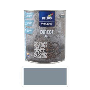 TESSAROL Direct 3in1 - antikorozní barva na kov 0.75 l Středně šedá RAL 7046