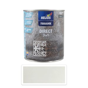 TESSAROL Direct 3in1 - antikorozní barva na kov 0.75 l Bílá